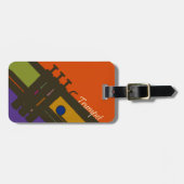 Trumpet-Gepäckmarke Gepäckanhänger (Vorderseite horizontal)