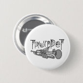 Trumpet Halloween Cobwebets Button (Vorne & Hinten)