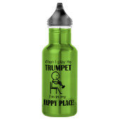 Trumpet Happy Place Edelstahlflasche (Rechts)