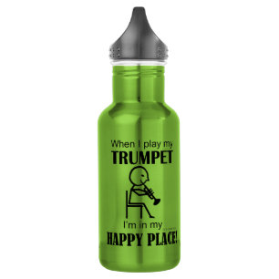 Trumpet Happy Place Edelstahlflasche