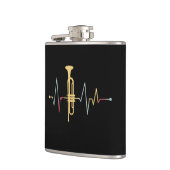 Trumpet Heartbeat Flachmann (Links)