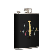 Trumpet Heartbeat Flachmann (Rechts)
