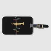 Trumpet Heartbeat Gepäckanhänger (Vorderseite (Horizontal))