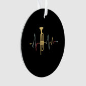Trumpet Heartbeat Ornament (Vorderseite)