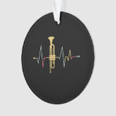 Trumpet Heartbeat Ornament (Vorderseite)