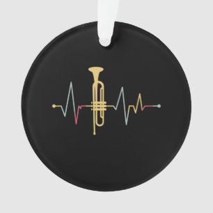 Trumpet Heartbeat Ornament