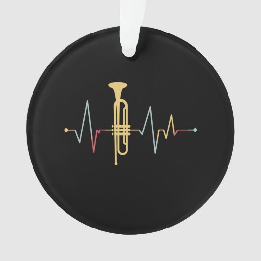 Trumpet Heartbeat Ornament (Vorderseite)