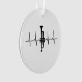 Trumpet Heartbeat Ornament (Vorderseite)