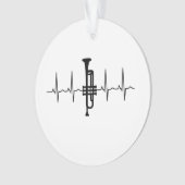 Trumpet Heartbeat Ornament (Vorderseite)