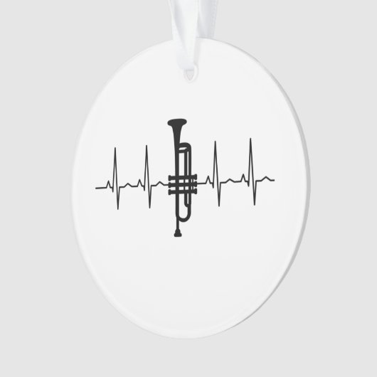 Trumpet Heartbeat Ornament (Vorderseite)