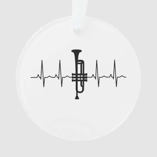 Trumpet Heartbeat Ornament (Vorderseite)