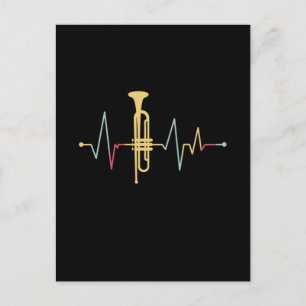 Trumpet Heartbeat Postkarte