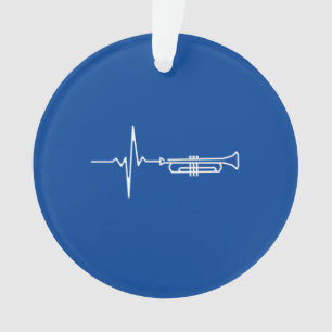 Trumpet Heartbeat Trumpet Player Geschenk Ornament