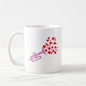 Trumpet Hearts Kaffeetasse (Links)