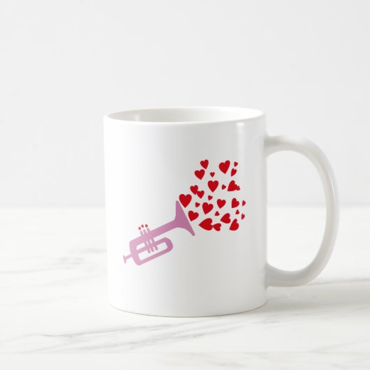 Trumpet Hearts Kaffeetasse (Rechts)