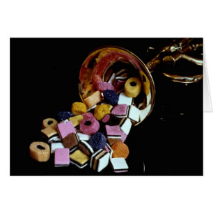 Trumpet Horn mit Licorice Candy Weihnachten