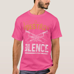 Trumpet I Destroy Silence Trumpeter Shirts Jazz