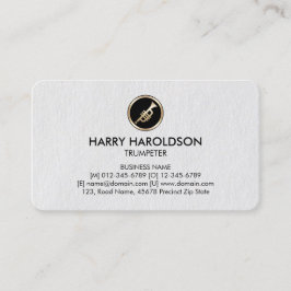 Trumpet Icon Trumpeter Premium BusinessCard Visitenkarte