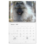 Trumpet Keeshond Kalender 2017 (Feb 2027)