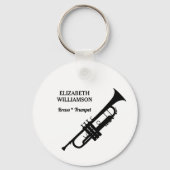 TRUMPET-Klasse des Marching-Band-Schlüsselanhänger Schlüsselanhänger (Rückseite)