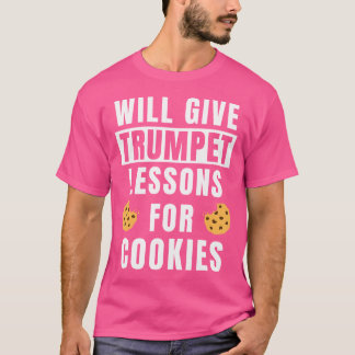 Trumpet Lehrer Lehren für Cookies Trumpeter Funn T-Shirt