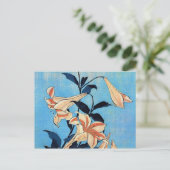 Trumpet Lilies Postkarte (Stehend Vorderseite)