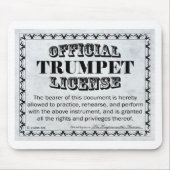 Trumpet-Lizenz Mousepad (Vorne)
