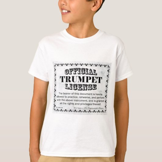 Trumpet-Lizenz T-Shirt (Vorderseite)