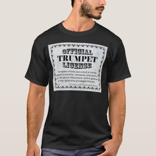 Trumpet-Lizenz T-Shirt (Vorderseite)