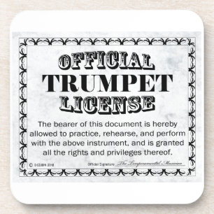 Trumpet-Lizenz Untersetzer