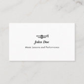 Trumpet-Logo - Visitenkarte (Rückseite)