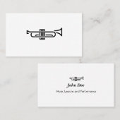 Trumpet-Logo - Visitenkarte (Vorne/Hinten)