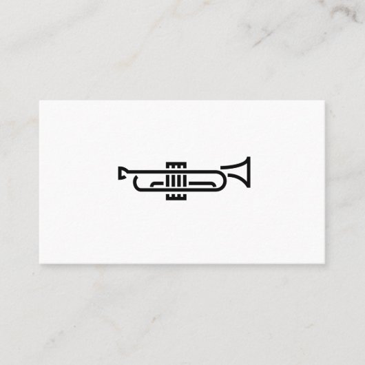 Trumpet-Logo - Visitenkarte (Vorderseite)