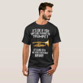 Trumpet Lover Trumpet Musician Jazz Lover Men T-Shirt (Vorne ganz)