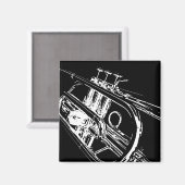 Trumpet Magnet (Vorderseite/Rückseite)