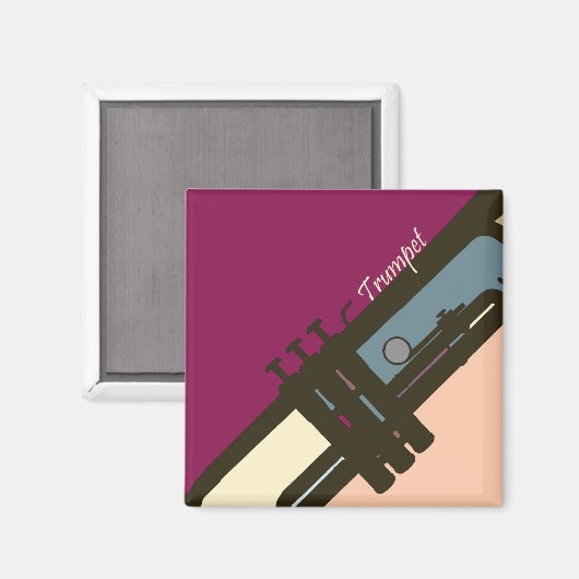 Trumpet Magnet (Vorderseite/Rückseite)