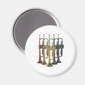 Trumpet Magnet (Vorderseite/Rückseite)