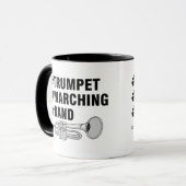 Trumpet Marching Band Tasse (Vorderseite Links)