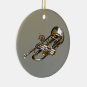Trumpet mit Lyre Keramik Ornament (Rechts)