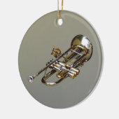 Trumpet mit Lyre Keramik Ornament (Links)