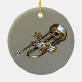 Trumpet mit Lyre Keramik Ornament (Hinten)