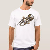 Trumpet mit Lyre T-Shirt (Vorderseite)