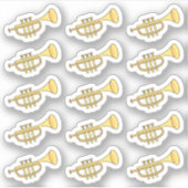 Trumpet Music Lesson Lehrer Bujo Planer Aufkleber (Vorderseite)