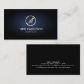 Trumpet Music Musician Business Card Visitenkarte (Vorne/Hinten)