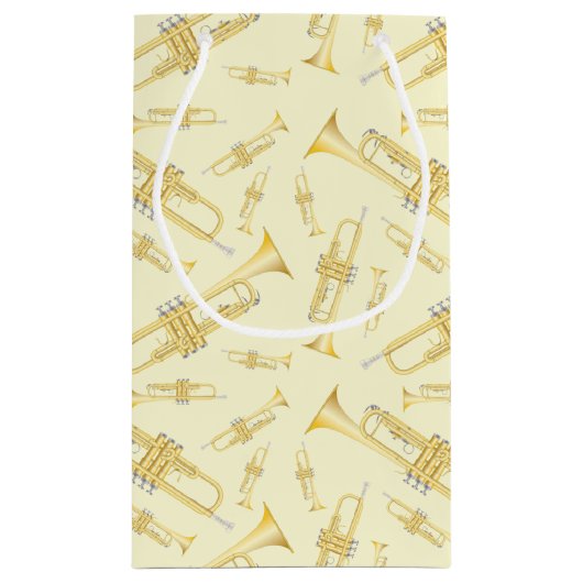 Trumpet Music Teacher Kleine Geschenktüte (Rückseite)