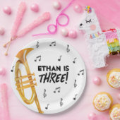 Trumpet Music Theme Geburtstagsparty Paper Teller (Party)