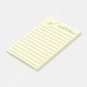 Trumpet Musician Band Lehrer Notes Post-it Klebezettel (angewinkelt)