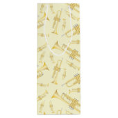 Trumpet Musician Band Teacher Geschenktüte Für Weinflaschen (Rückseite)