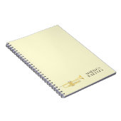 Trumpet Musician Band Teacher Notebook Notizblock (Rechte Seite)