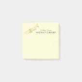 Trumpet Musician Band Teacher Post-it Notes Klebezettel (Vorderseite)